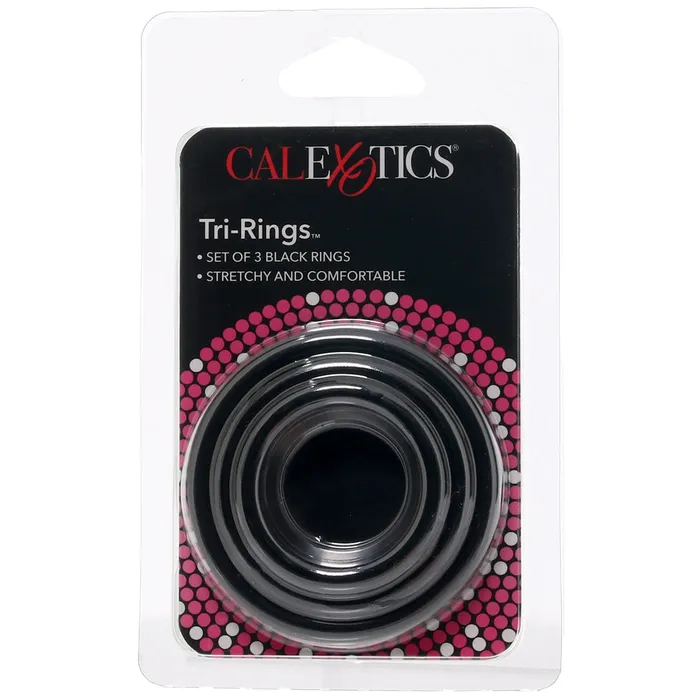 CalExotics Male Sex Toys TriRings Cock Ring Set