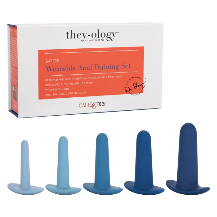 CalExotics Theyology 5Piece Wearable Anal Training Set Blue CalExotics Anal