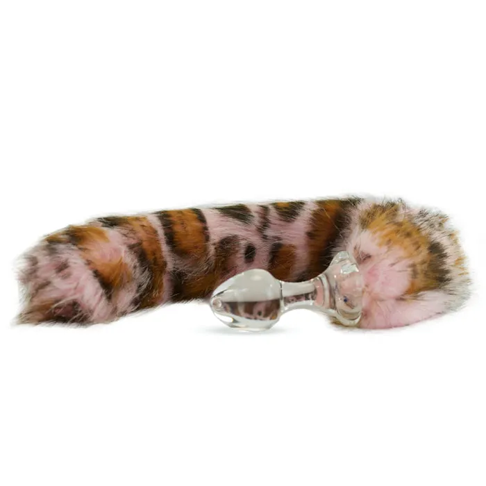 Classic Short Small Bulb Faux Fur Tail Plug 7 Styles CrystalDelights Anal