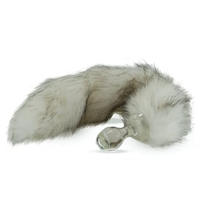 Classic Short Small Bulb Faux Fur Tail Plug 7 Styles CrystalDelights Anal