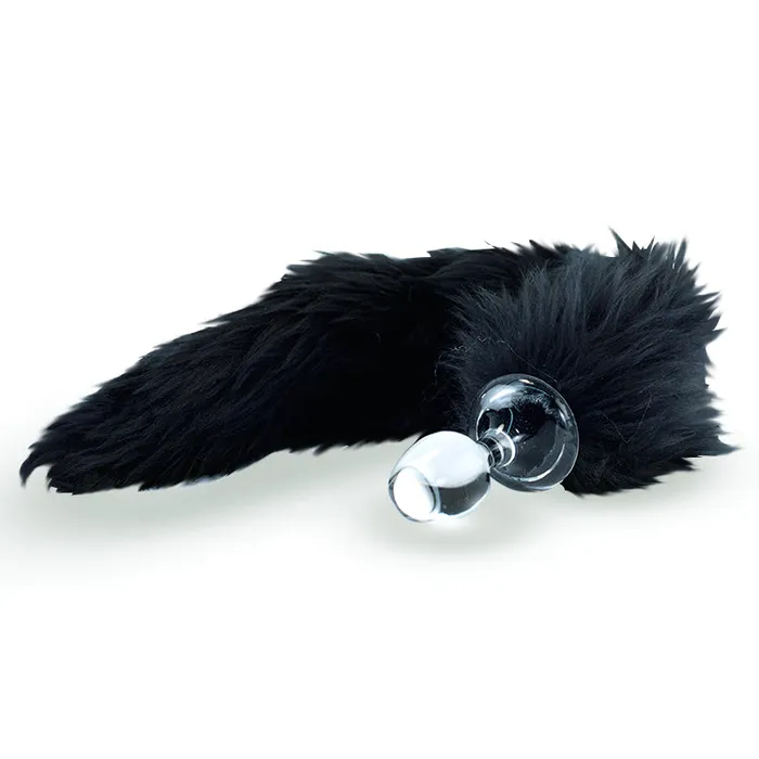 Classic Short Small Bulb Faux Fur Tail Plug 7 Styles CrystalDelights Anal