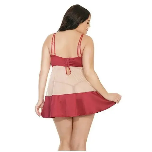 Coquette Sheer Nylon Stretch Satin Babydoll with Underwire Cups Gstring Coquette Female Sex Toys Coquette Sheer Nylon Stretch Satin Babydoll with Underwire Cups Gstring Coquette Female Sex Toys