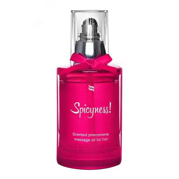 Couples Obsessive Obsessive Spicyness Massage Oil With Pheromones Black