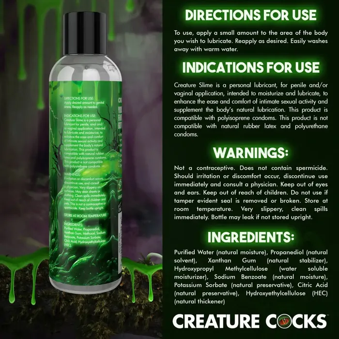 Dildos Creature Cocks Creature Slime WaterBased Lubricant Creature Cocks