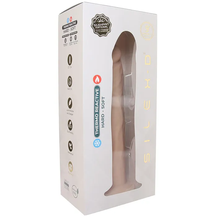 Dildos Doc Johnson SILEXD 9 Inch Ultra Soft Model 2 Dildo in Vanilla