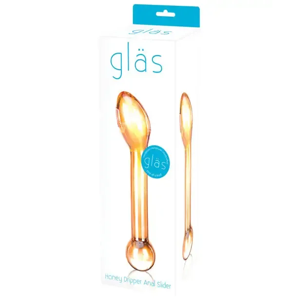 Dildos Glas 7 in Honey Dripper Anal Slider Prostate Stimulating Glass Dildo glas Dildos Glas 7 in Honey Dripper Anal Slider Prostate Stimulating Glass Dildo glas