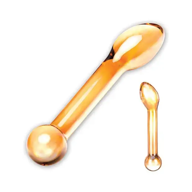 Dildos Glas 7 in Honey Dripper Anal Slider Prostate Stimulating Glass Dildo glas Dildos Glas 7 in Honey Dripper Anal Slider Prostate Stimulating Glass Dildo glas