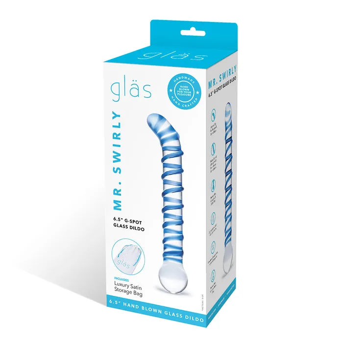 Dildos Glas GLAS Mr Swirly GSpot Dildo