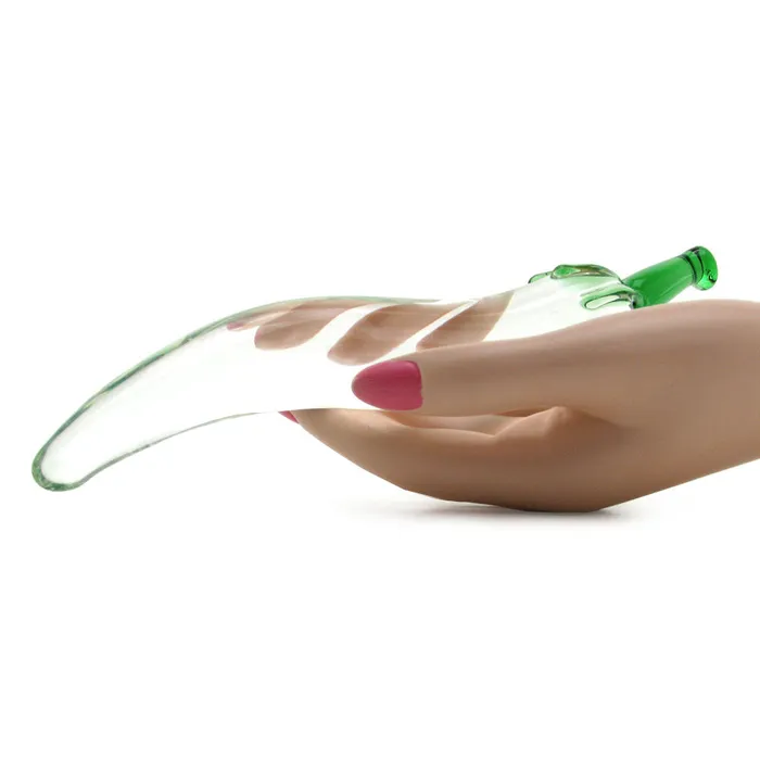 Dildos glas Glass Naturals Chili Pepper Glass Dildo Dildos glas Glass Naturals Chili Pepper Glass Dildo