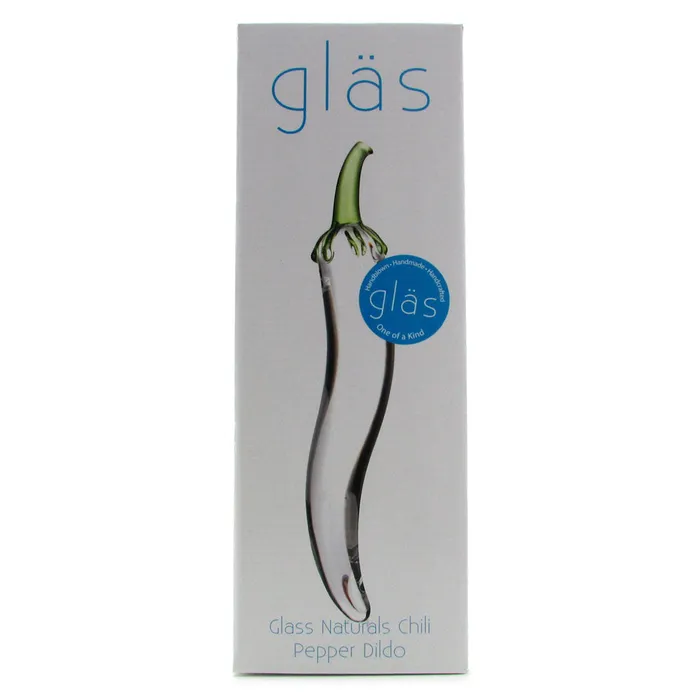 Dildos glas Glass Naturals Chili Pepper Glass Dildo Dildos glas Glass Naturals Chili Pepper Glass Dildo