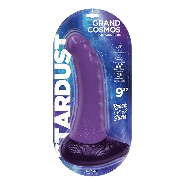 Dildos Hott Products Stardust Grand Cosmos 7 Dildo Purple