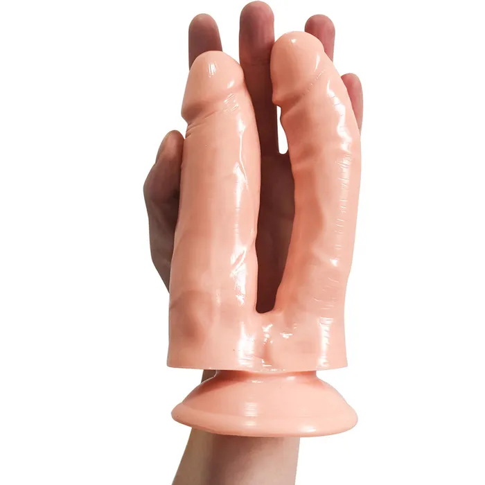 Dildos Modi C12 Ultra Realistic Double Penetrator Suction Cup Dildo 7 Inch