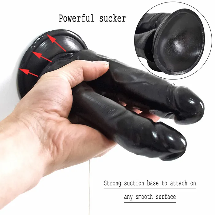 Dildos Modi C12 Ultra Realistic Double Penetrator Suction Cup Dildo 7 Inch