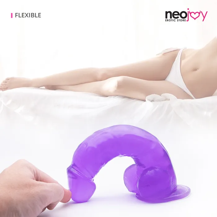 Dildos Neojoy Neojoy Jelly Willy 61 Soft TPE Dildo 155cm Purple
