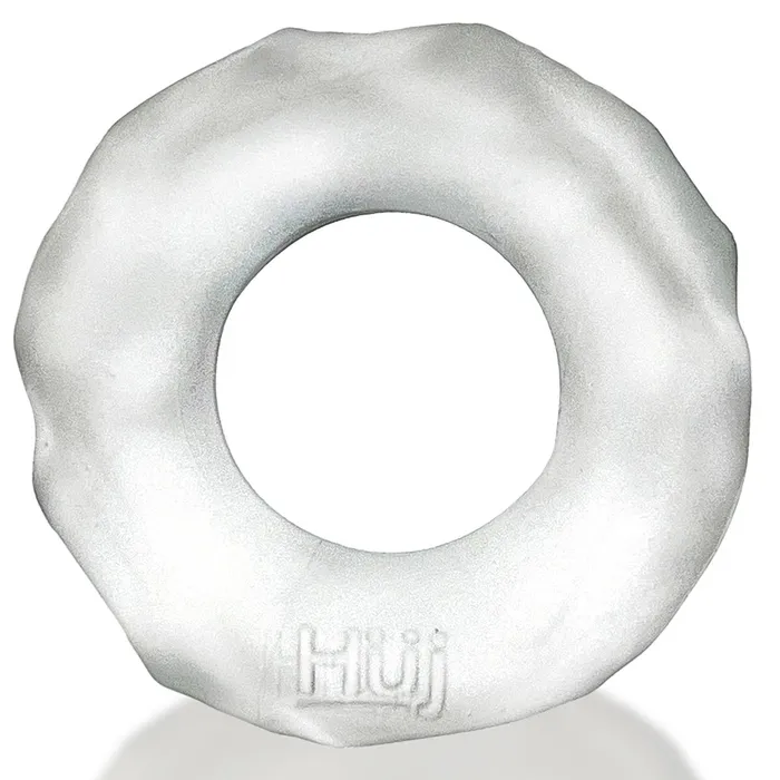 Dildos Oxballs Oxballs Hnkyjunk Fractal Tactile Cockring Clear Ice