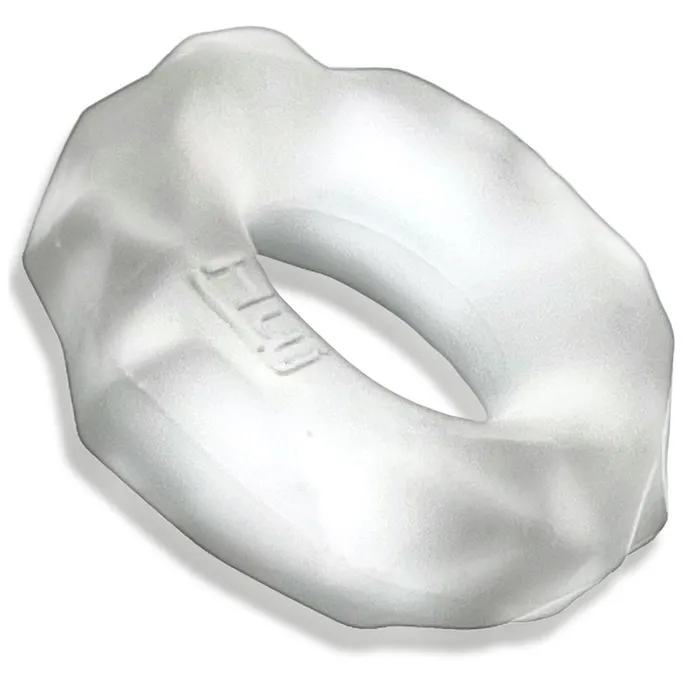 Dildos Oxballs Oxballs Hnkyjunk Fractal Tactile Cockring Clear Ice