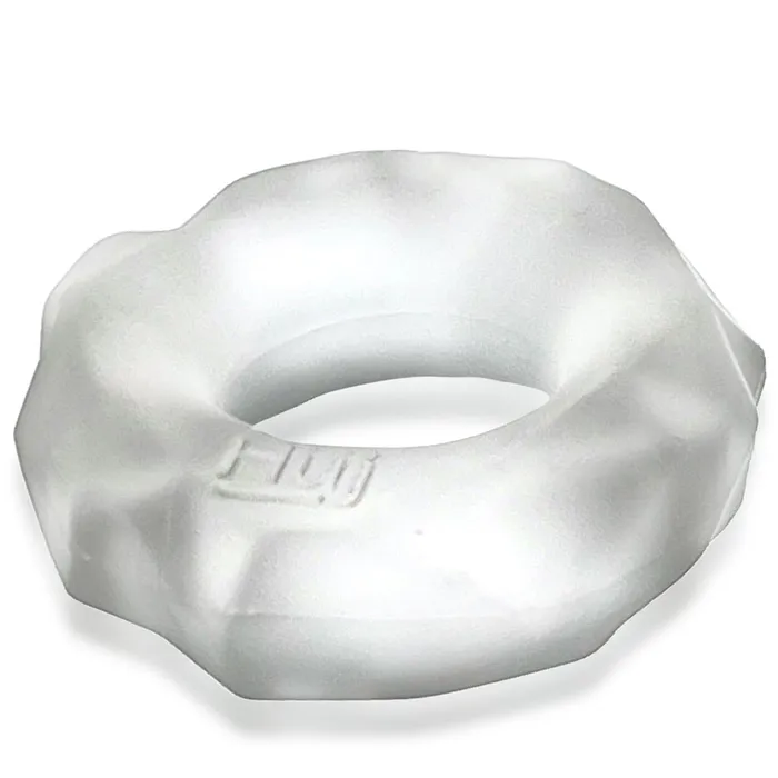 Dildos Oxballs Oxballs Hnkyjunk Fractal Tactile Cockring Clear Ice
