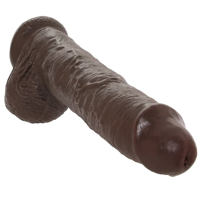 Dildos Pipedream King Cock 10 Inch Cock with Balls in Brown