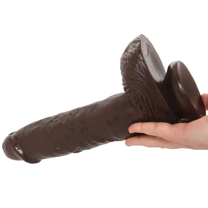 Dildos Pipedream King Cock 10 Inch Cock with Balls in Brown