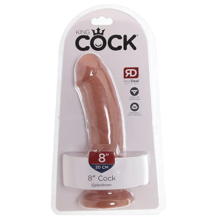 Dildos Pipedream King Cock 8 Inch Dildo in Tan