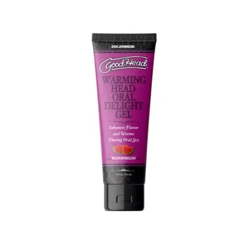Doc Johnson Enhancers GoodHead Warming Head Oral Delight Gel Watermelon 4 oz Doc Johnson Enhancers GoodHead Warming Head Oral Delight Gel Watermelon 4 oz