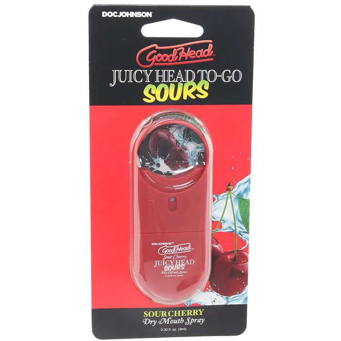 Doc Johnson Male Sex Toys GoodHead Juicy Head Sours Spray ToGo in Cherry