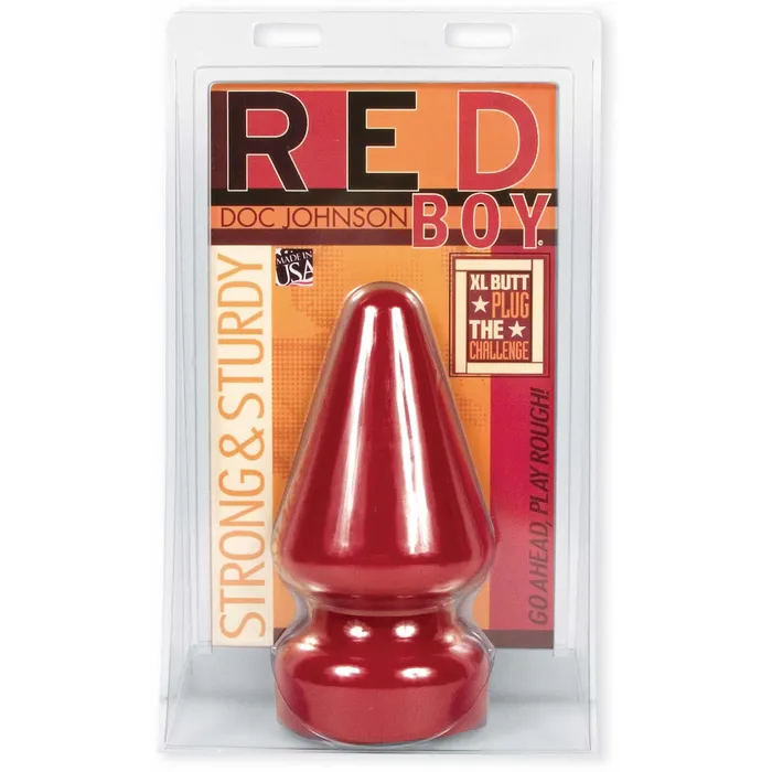 Doc Johnson The Challenge Red Boy Extra Large Butt Plug Doc Johnson Anal