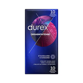 Durex Female Sex Toys Durex Orgasm Intense Condoms 10 pcs