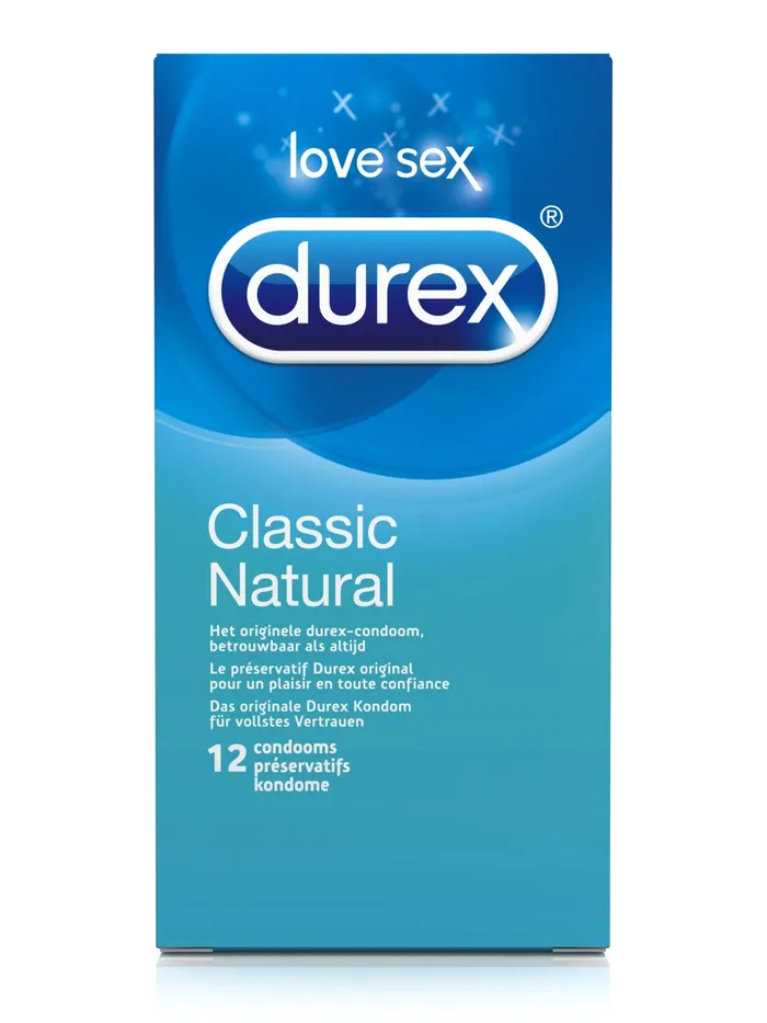 Durex Natural Condoms 12 Pack HonourSkintwocom Female Sex Toys