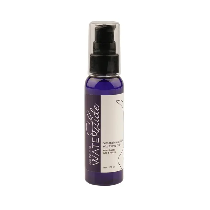Earthly Body Waterslide Hemp Seed Cbd Infused Moisturizer 2oz Vibrators