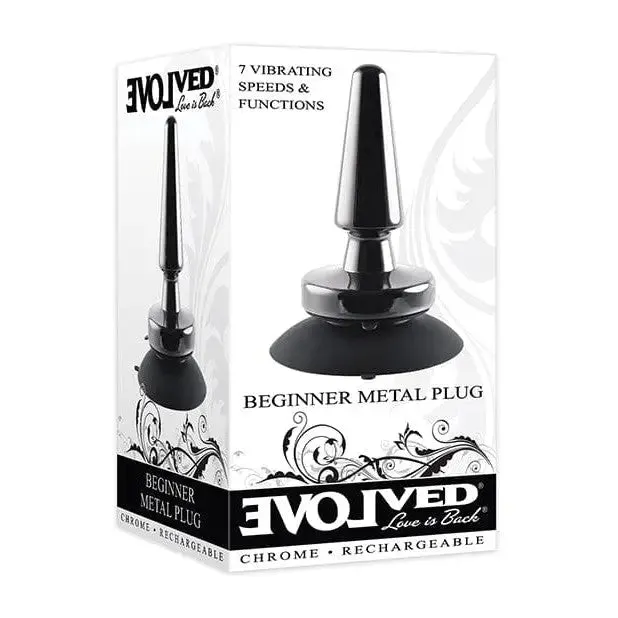Evolved Male Sex Toys Evolved Beginner Vibrating Metal Plug