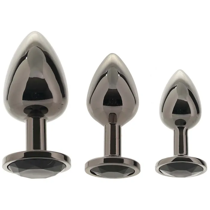 Evolved Novelties Black Gem Anal Plug Set Anal