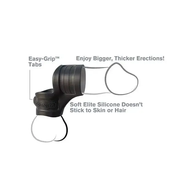 Fantasy Lingerie Male Sex Toys Fantasy Cringz Mr Big Cock Ring Ball Stretcher Black