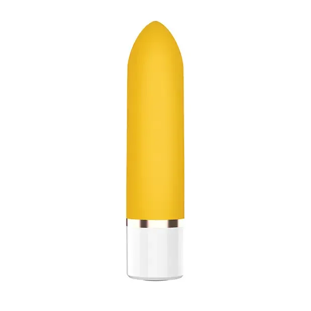 Female Sex Toys Bodispa INC Nobu Mini Seik Tapered Bullet Yellow
