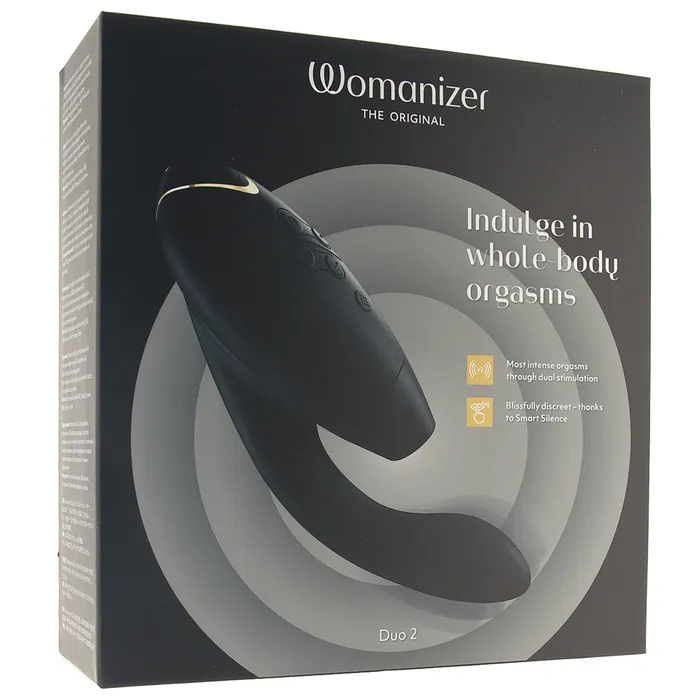 Female Sex Toys Womanizer Womanizer Duo 2 Clitoral GSpot Stimulator in Black Female Sex Toys Womanizer Womanizer Duo 2 Clitoral GSpot Stimulator in Black
