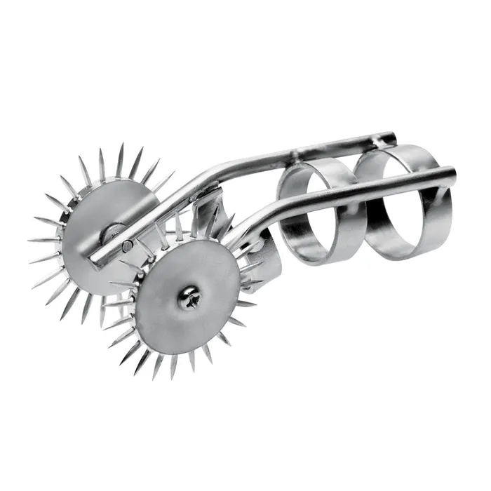Female Sex Toys XR Brand Spikes Double Finger Pinwheel