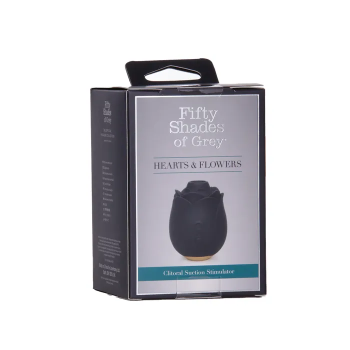 Fifty Shades of Grey Vibrators Fifty Shades of Grey Hearts Flowers Black