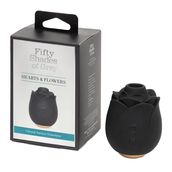 Fifty Shades of Grey Vibrators Fifty Shades of Grey Hearts Flowers Black