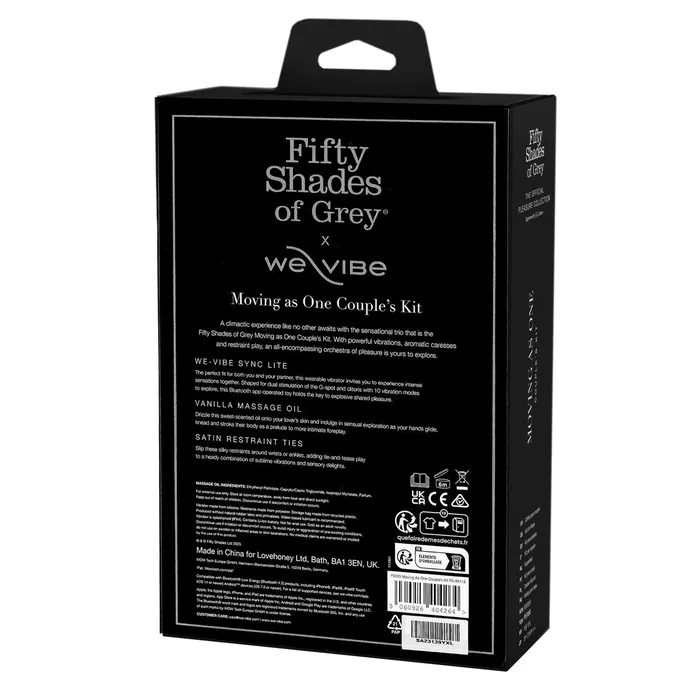 Fifty Shades of Grey Vibrators Fifty Shades of Grey x WeVibe Moving As One Couples Kit