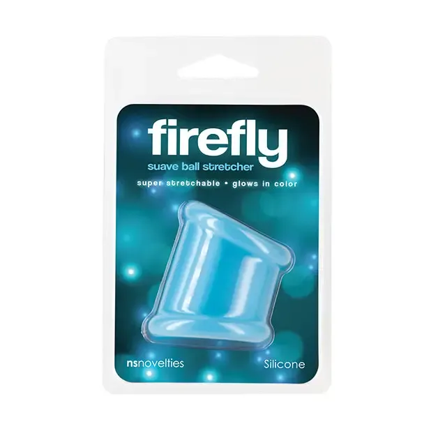 Firefly Glow in the Dark Suave Ball Stretcher White Ns Novelties INC Dildos