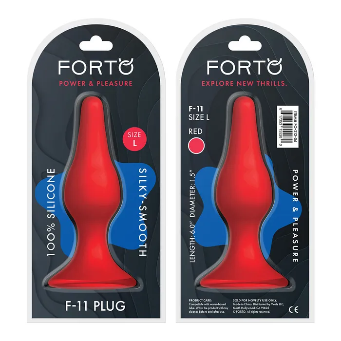 FORTO Anal Forto F11 Lungo Large Butt Plug FORTO Anal Forto F11 Lungo Large Butt Plug