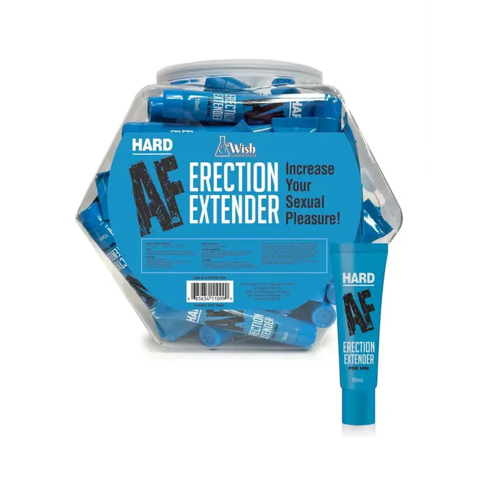 Hard Af Fishbowl 65 Pack Erection Cream 10ml Little Genie Male Sex Toys