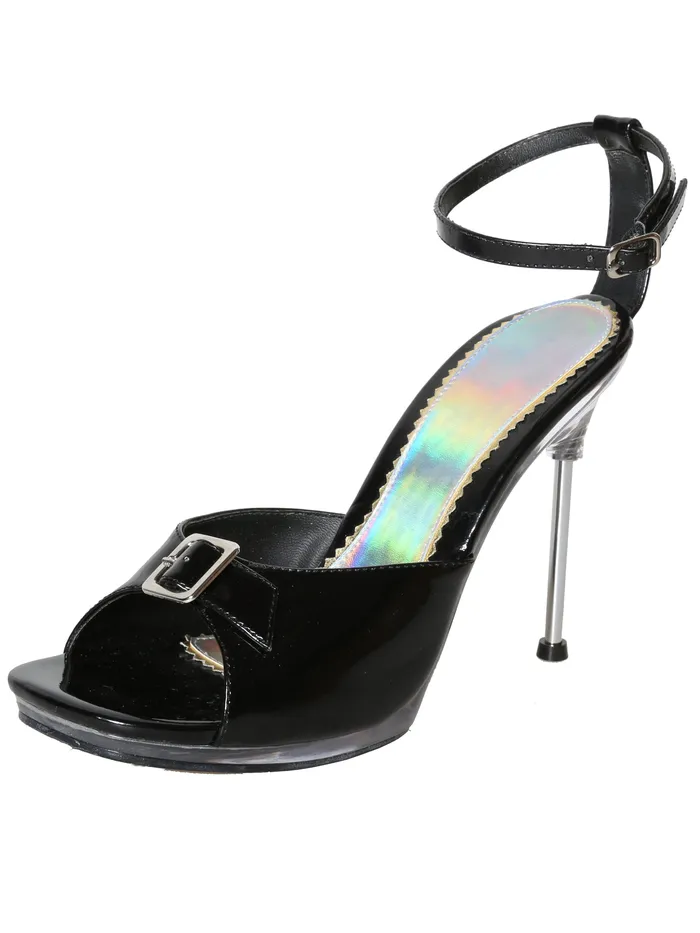 HonourSkintwocom Anal Black Silver Heels 8