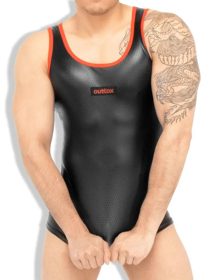 HonourSkintwocom Anal Tank Top in Black Red