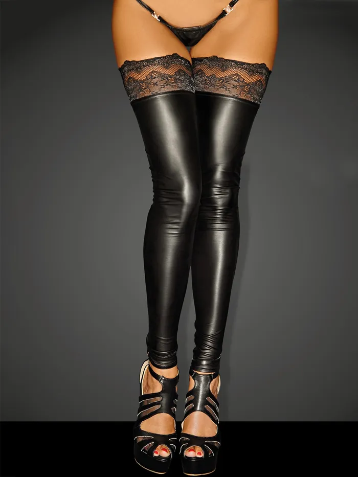 HonourSkintwocom Female Sex Toys Powerwetlook Stockings with Silicone Lace HonourSkintwocom Female Sex Toys Powerwetlook Stockings with Silicone Lace