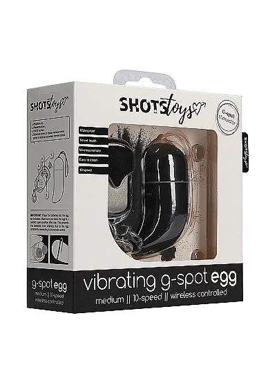 HonourSkintwocom Female Sex Toys Wireless Vibrating GSpot Egg Medium Black