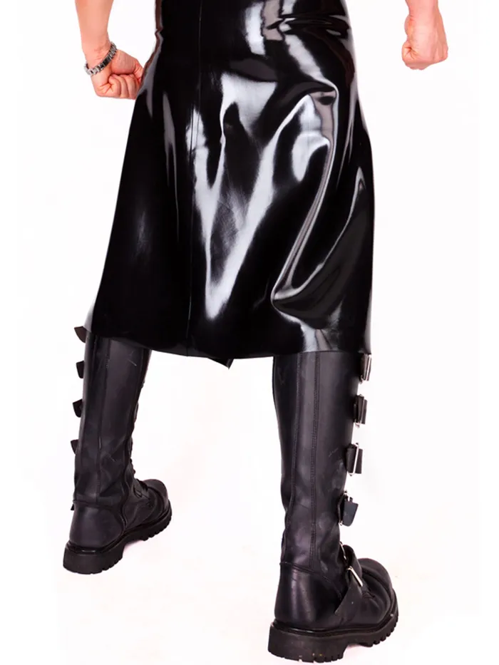 HonourSkintwocom Latex Kilt Black Anal