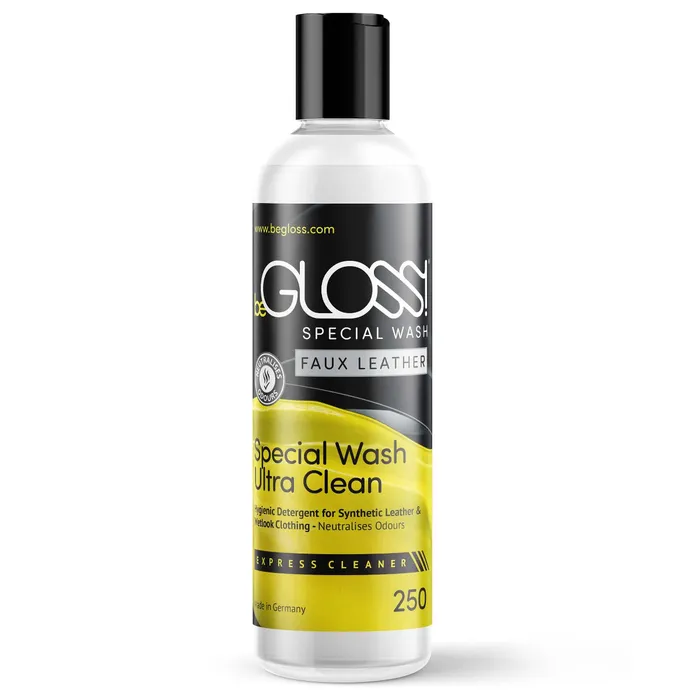 HonourSkintwocom Male Sex Toys beGloss Special Wash Faux Leather 250ml