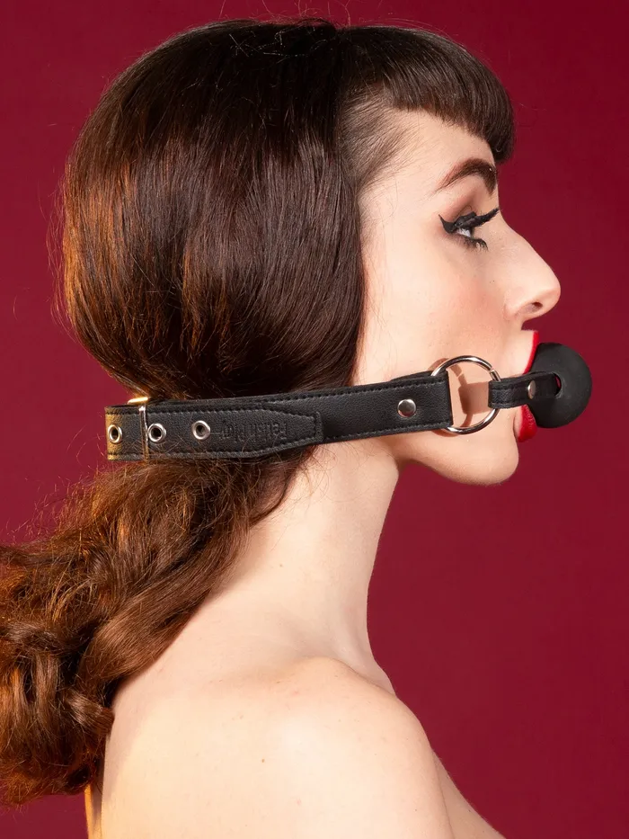 HonourSkintwocom Male Sex Toys Faux Leather Ball Gag HonourSkintwocom Male Sex Toys Faux Leather Ball Gag