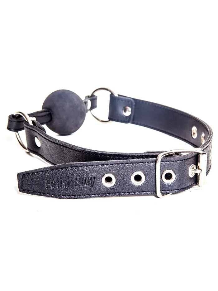 HonourSkintwocom Male Sex Toys Faux Leather Ball Gag HonourSkintwocom Male Sex Toys Faux Leather Ball Gag